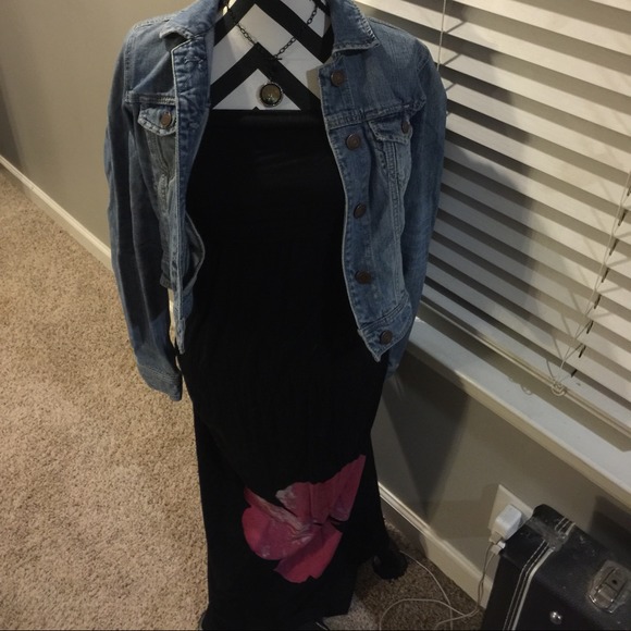 Strapless maxi dress - Picture 4 of 4