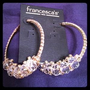 **sold** Francesca's ring earrings