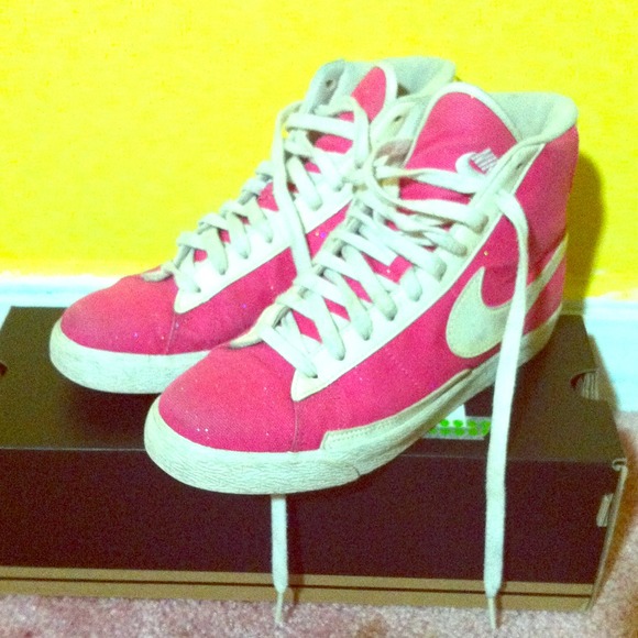 Pink Nike blazers