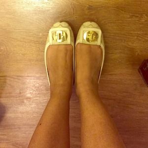 Coach Monogram Print Flats