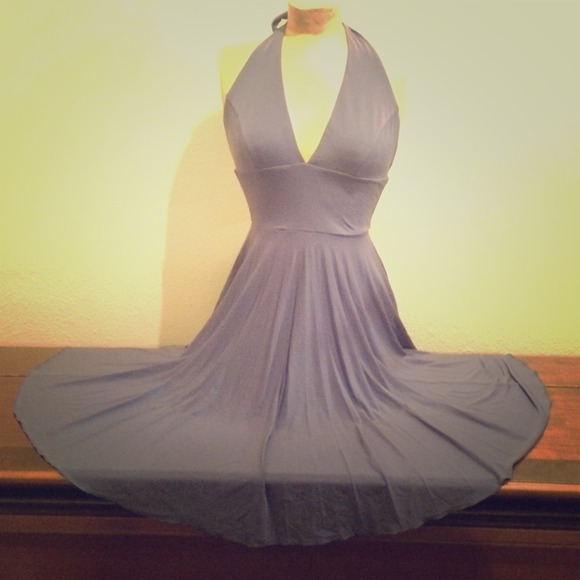 Light dark blue dress