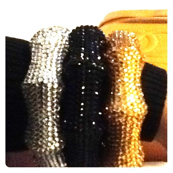 Posh Rhinestone encrusted plus size bracelets!!!!!