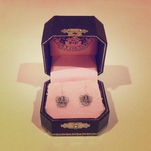 Juicy Couture Crown Earrings