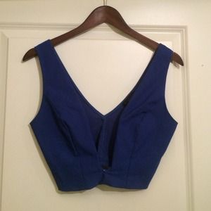 Sexy Deep V crop top