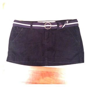 Hollister mini skirt and belt