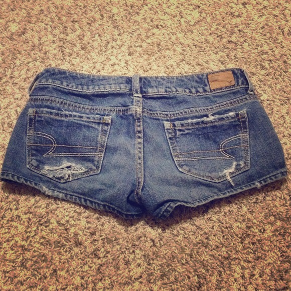 Distressed Blue shorts