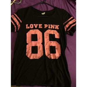 Victoria's Secret Love Pink Jersey Inspired Top