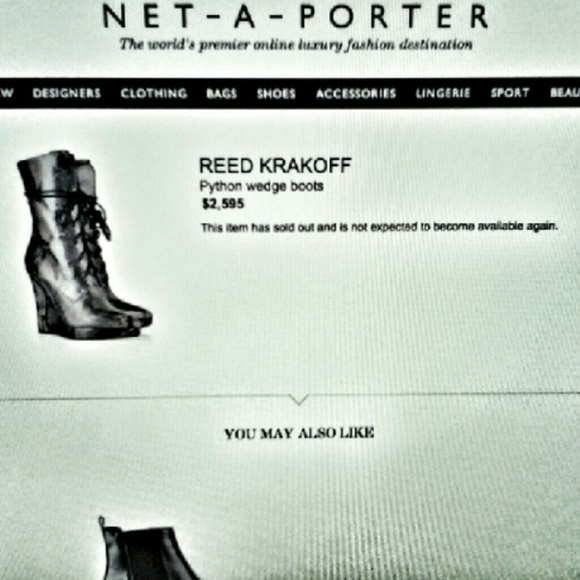 REED KRAKOFF PYTHON BOOTS - Picture 4 of 4