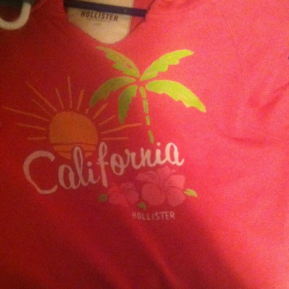 hollister crop hoodie