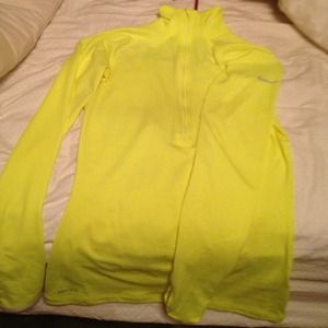 Bright yellow Nike drift jacket same as black