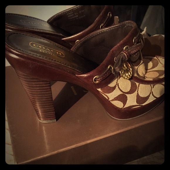 Coach Clogs Heels
