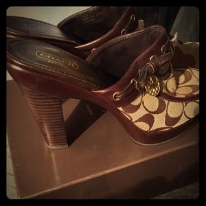 Coach Clogs Heels