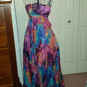 Full length cocktail dress