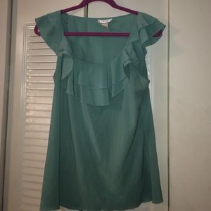 SOLD!!Teal Kenan blouse. Goes great under a blazer