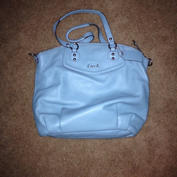 Coach blue bag. ON HOLD. NOT FOR SALE
