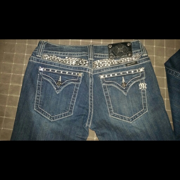 Miss me rhinestone studded jeans