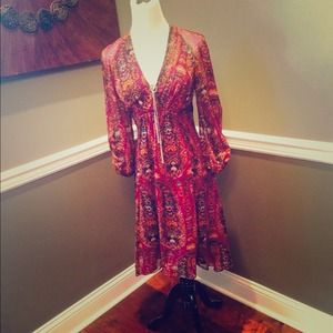 Jessica Simpson Bohemian hi-lo dress size 2