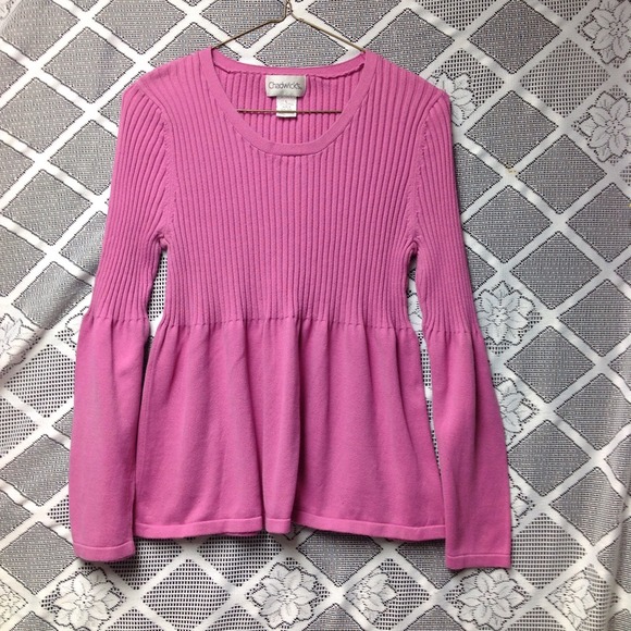Pink Babydoll Sweater-- $8.00