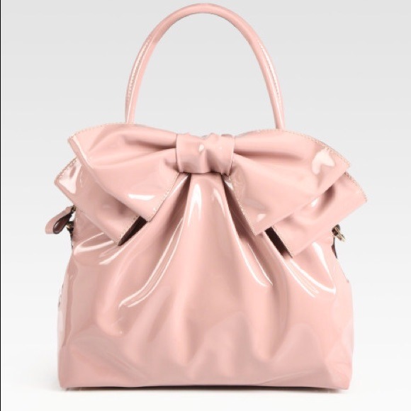 Valentino Handbags - Valentino
Blush Lacca Bow Dome bag.