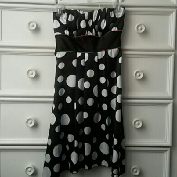 Strapless summerdress