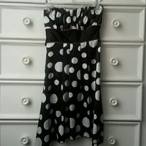 Strapless summerdress