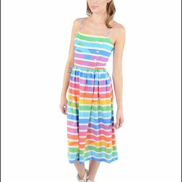 Colorful Summer Dress - Picture 1 of 2