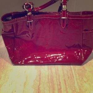 Red COACH Purse