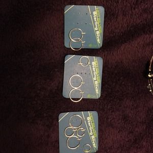 Sterling silver earrings