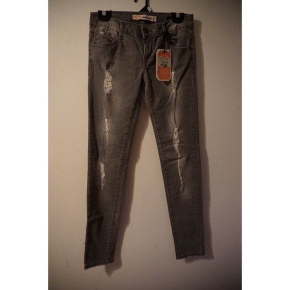 Zara Grey Distressed jeans.
