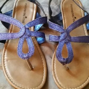 Sandles royal blue n mk sandles