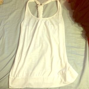 Cute tank top with braided back!