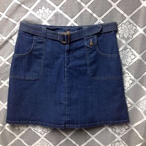 Jean Skirt/Culottes--$10.00