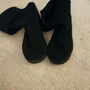 Black cardigan uggs