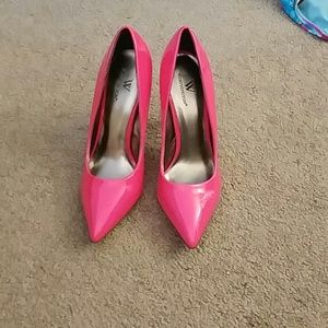 Hot pink heels