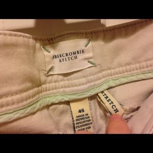 Abercrombie 4 S short boot cut khaki pants