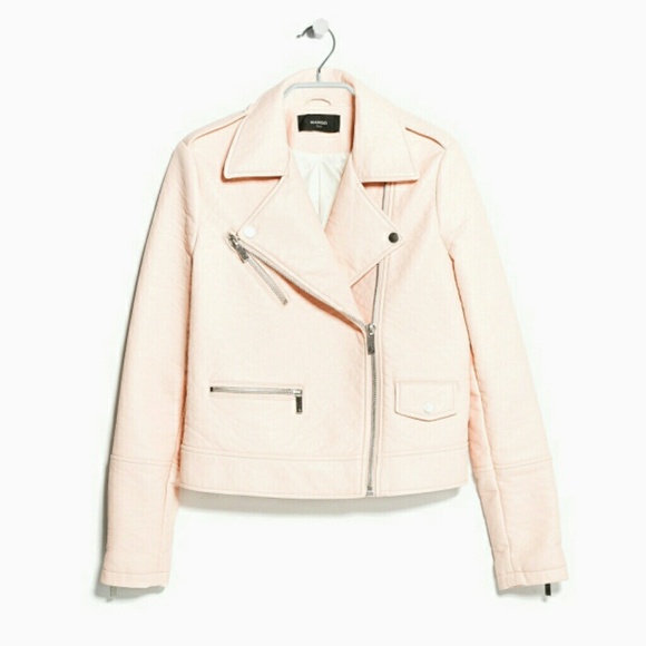 Pink leather jacket NEW