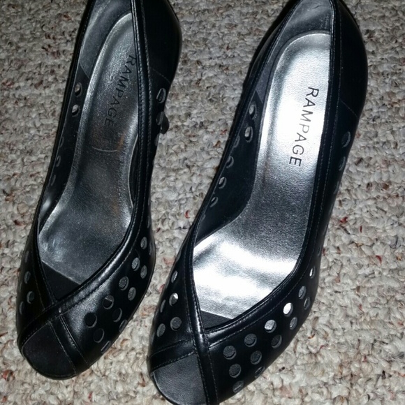 Rampage open toe heels