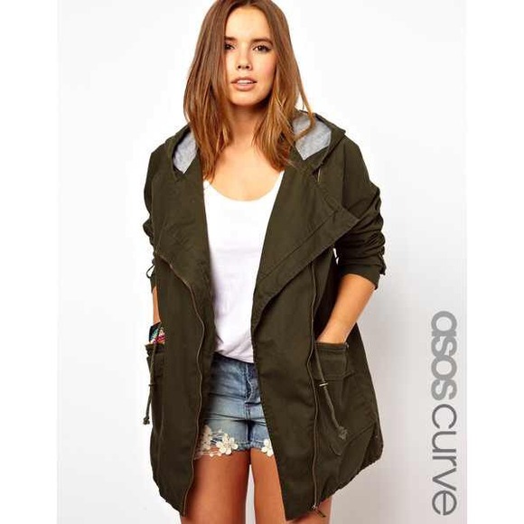 Asos curve biker parka