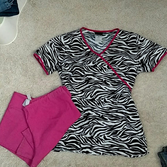 Baby phat scrub top free pant