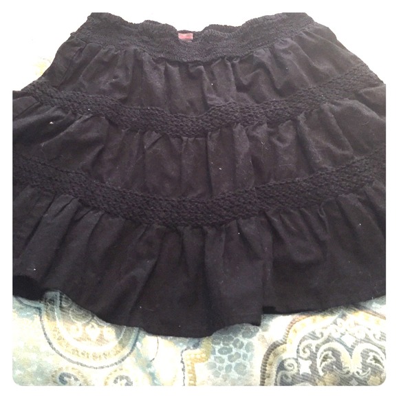 Black elastic waist skirt - Picture 1 of 1