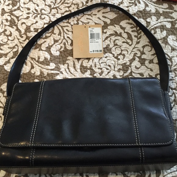 Black Leather Purse