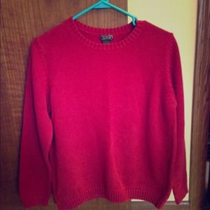 Red sweater