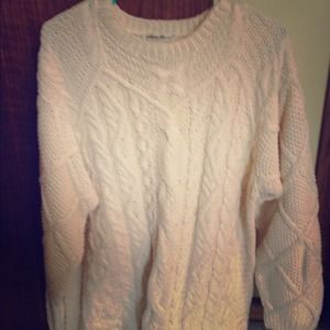 Ivory fishermans sweater