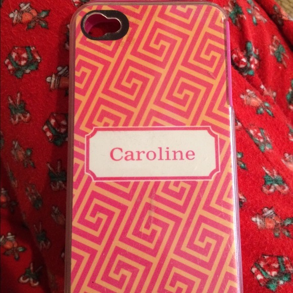 Monogrammed Caroline case