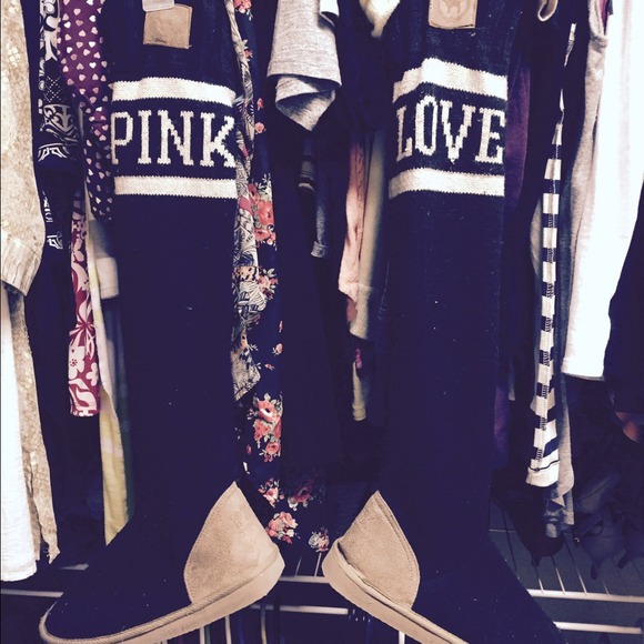 Victorias Secret PINK sock boots
