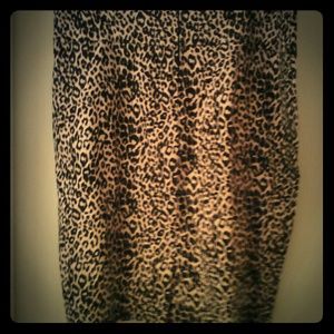 Leopard- Print Skirt