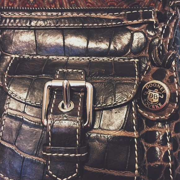 Dooney & Bourke Croco Handbag - Picture 2 of 4