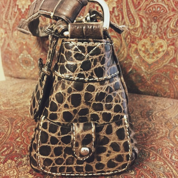 Dooney & Bourke Croco Handbag - Picture 3 of 4