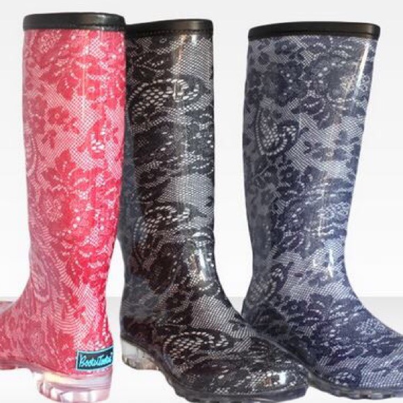 Fashionable rain boots