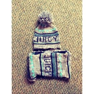 Juicy Couture winter hat and scarf